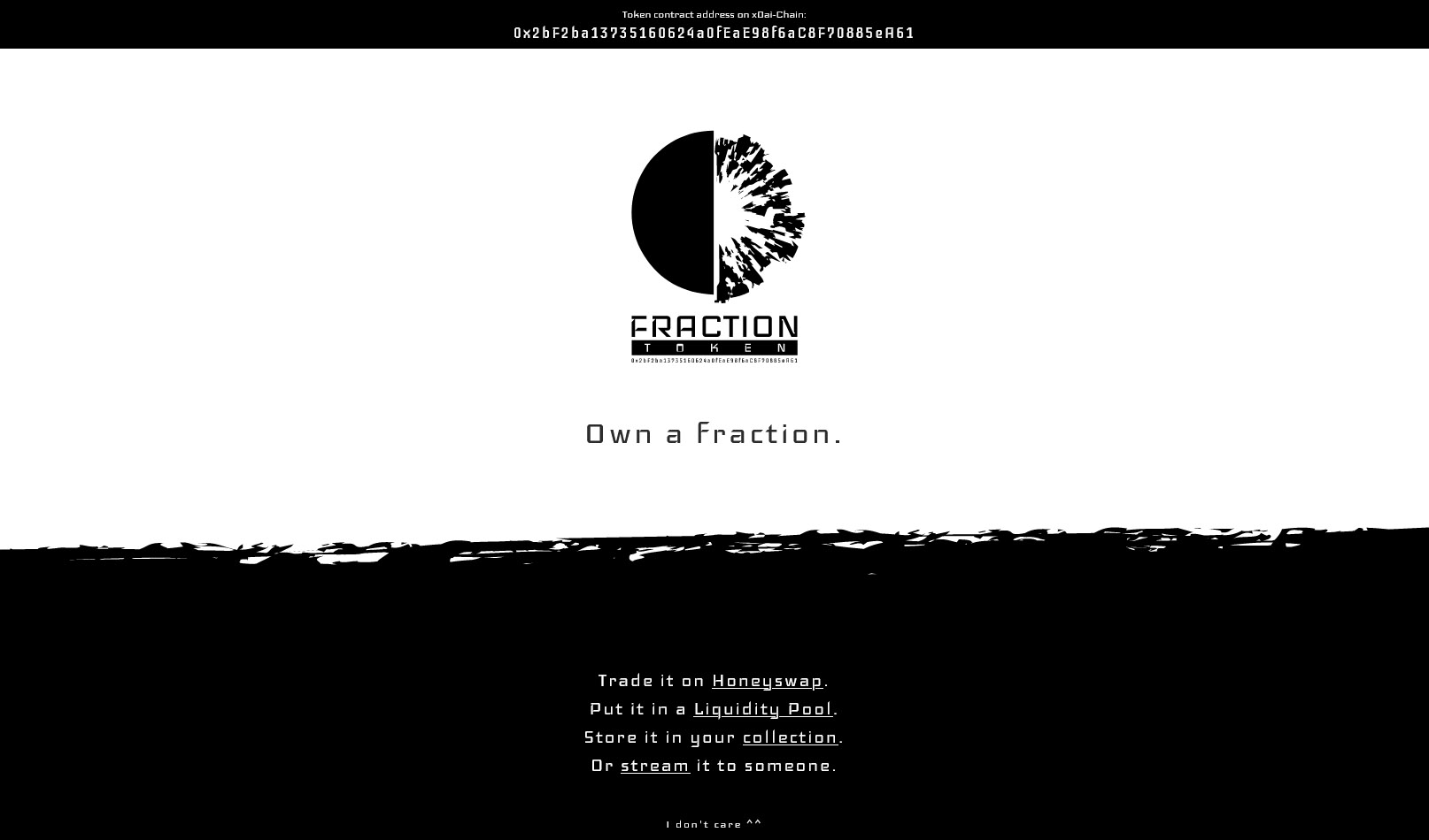 Own a FRACTION